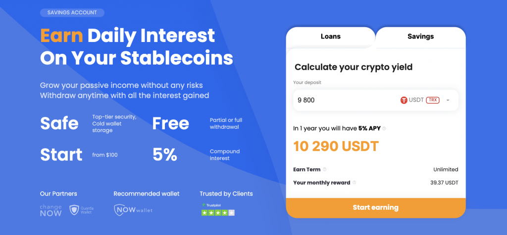 Crypto Savings Account