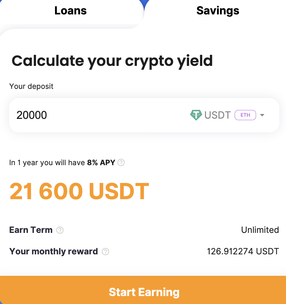 Crypto yield calculator