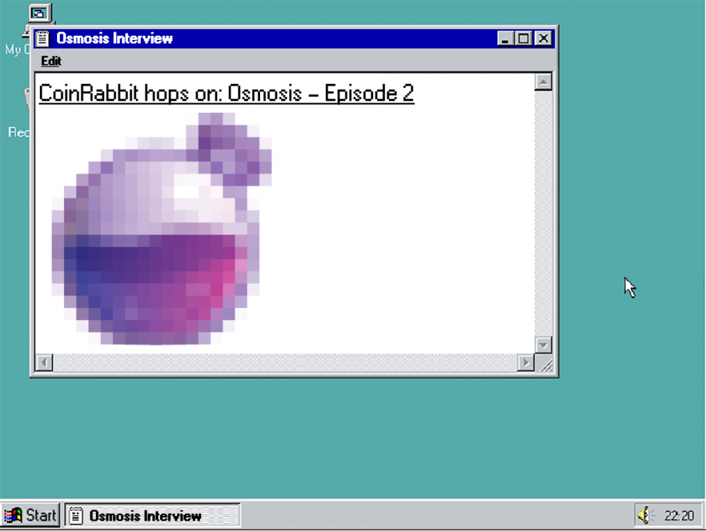 CoinRabbit hops on: Osmosis (Interview)