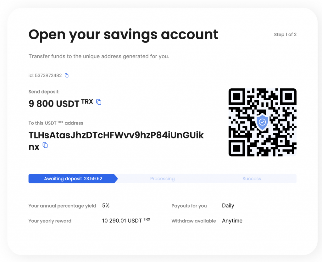 	 usdt lending rate