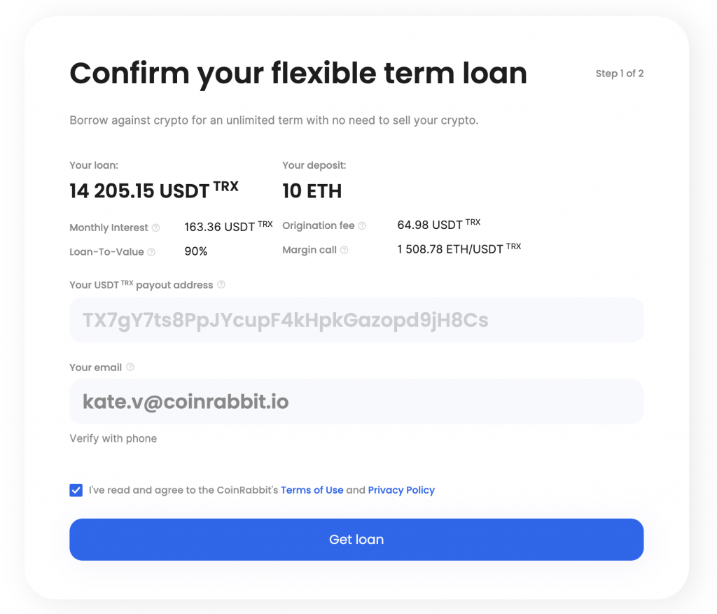 margin loans against crypto