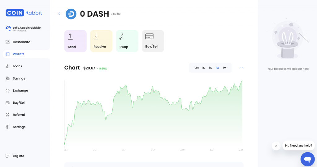 dash wallet crypto