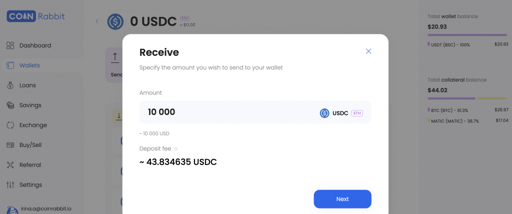 usdc wallet address