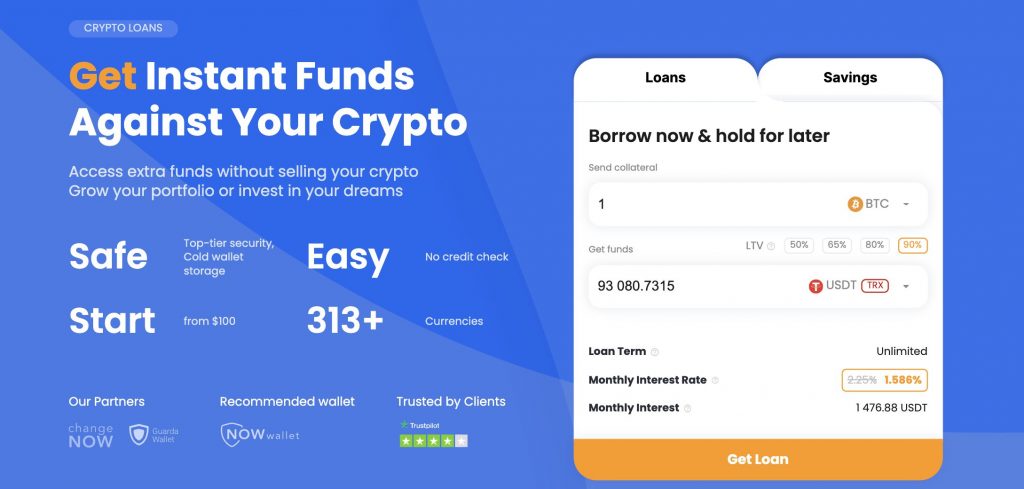 Crypto Loan Sites