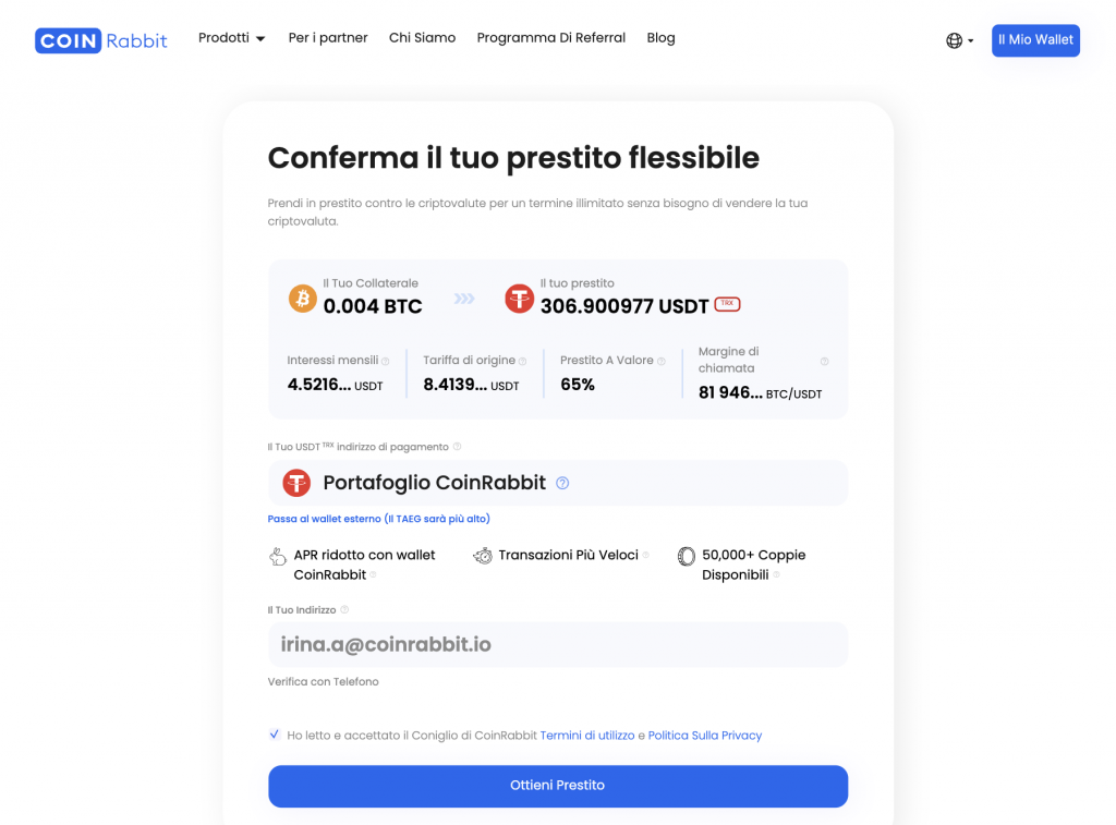 Prestiti Crypto